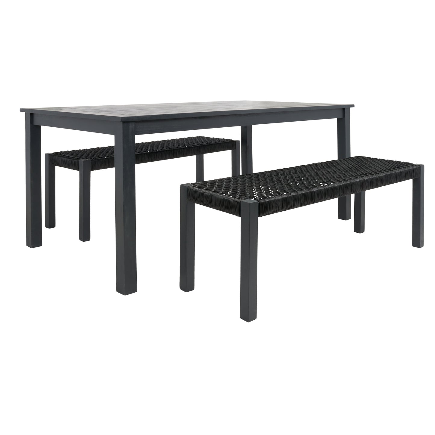 Ensemble table et 2 bancs SAFAVIEH Akmaral - 35 x 50 x 29 cm