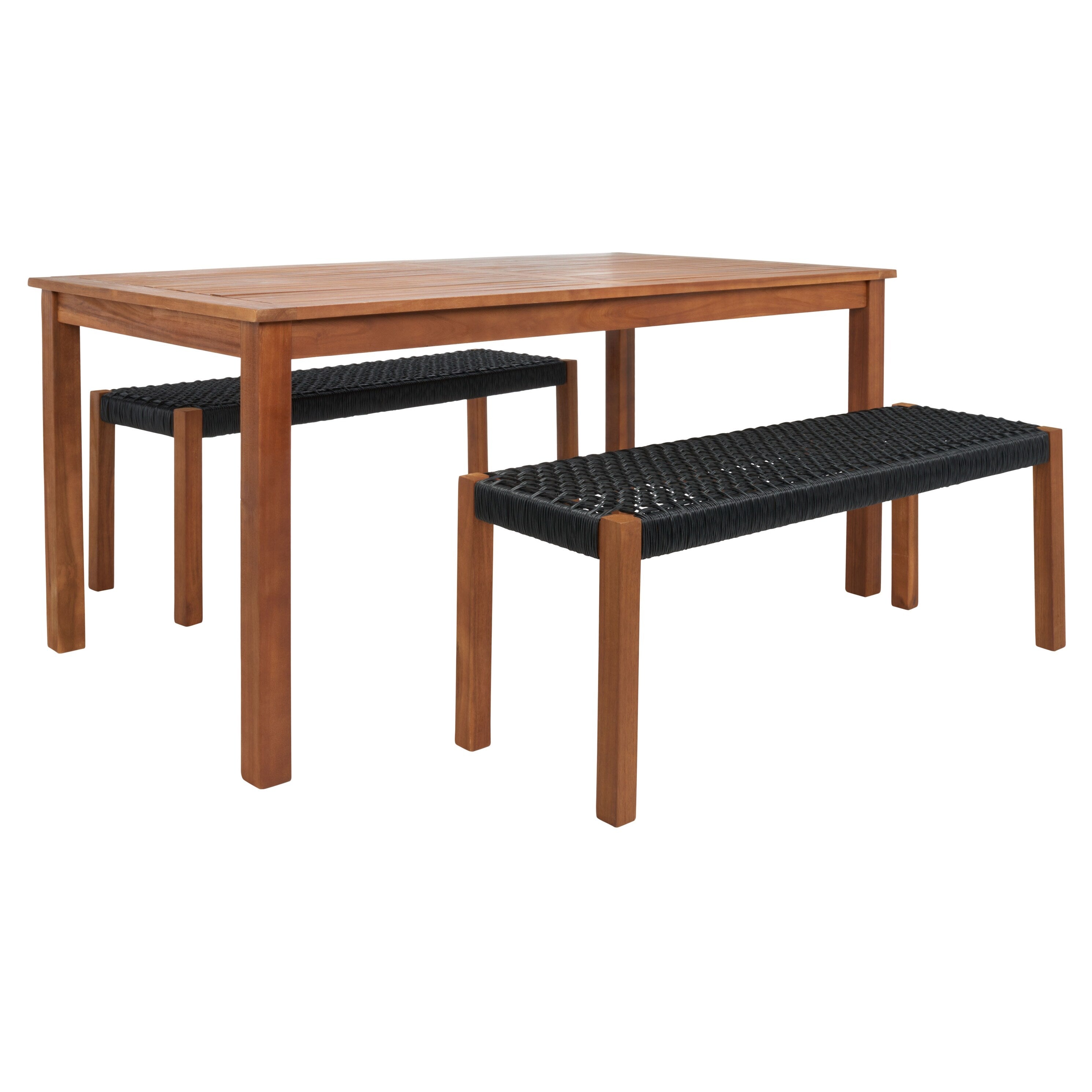 Ensemble table et 2 bancs SAFAVIEH Akmaral - 35 x 50 x 29 cm