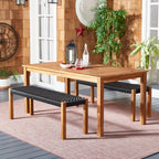Ensemble table et 2 bancs SAFAVIEH Akmaral - 35 x 50 x 29 cm