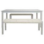 Ensemble table et 2 bancs SAFAVIEH Akmaral - 35 x 50 x 29 cm