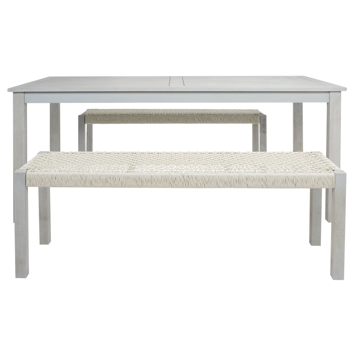 Ensemble table et 2 bancs SAFAVIEH Akmaral - 35 x 50 x 29 cm