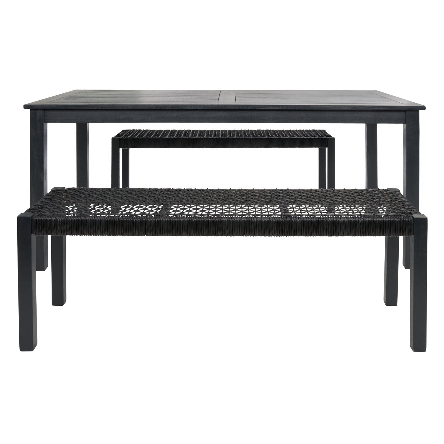 Ensemble table et 2 bancs SAFAVIEH Akmaral - 35 x 50 x 29 cm