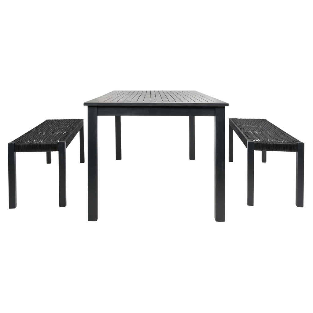 Ensemble table et 2 bancs SAFAVIEH Akmaral - 35 x 50 x 29 cm