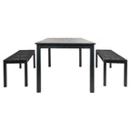Ensemble table et 2 bancs SAFAVIEH Akmaral - 35 x 50 x 29 cm