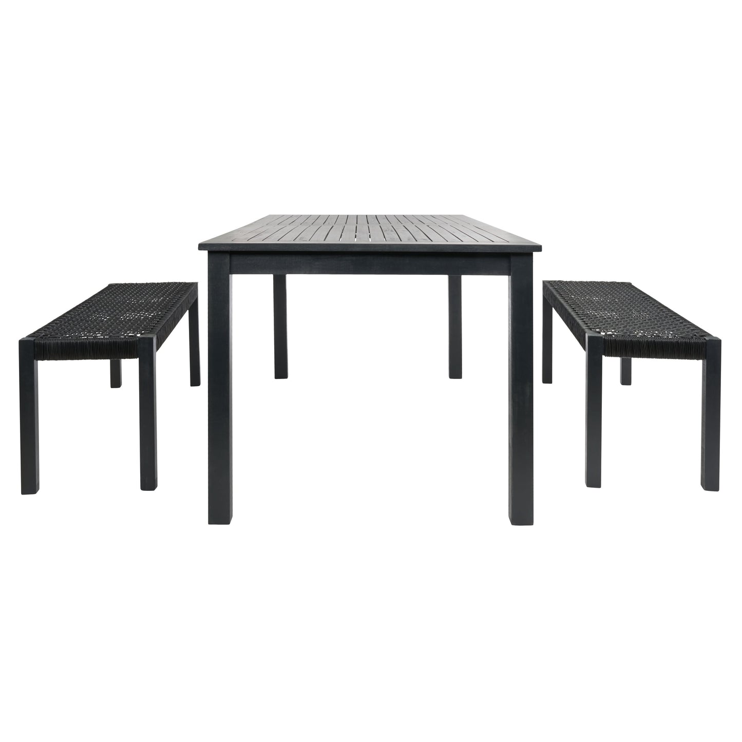 Ensemble table et 2 bancs SAFAVIEH Akmaral - 35 x 50 x 29 cm