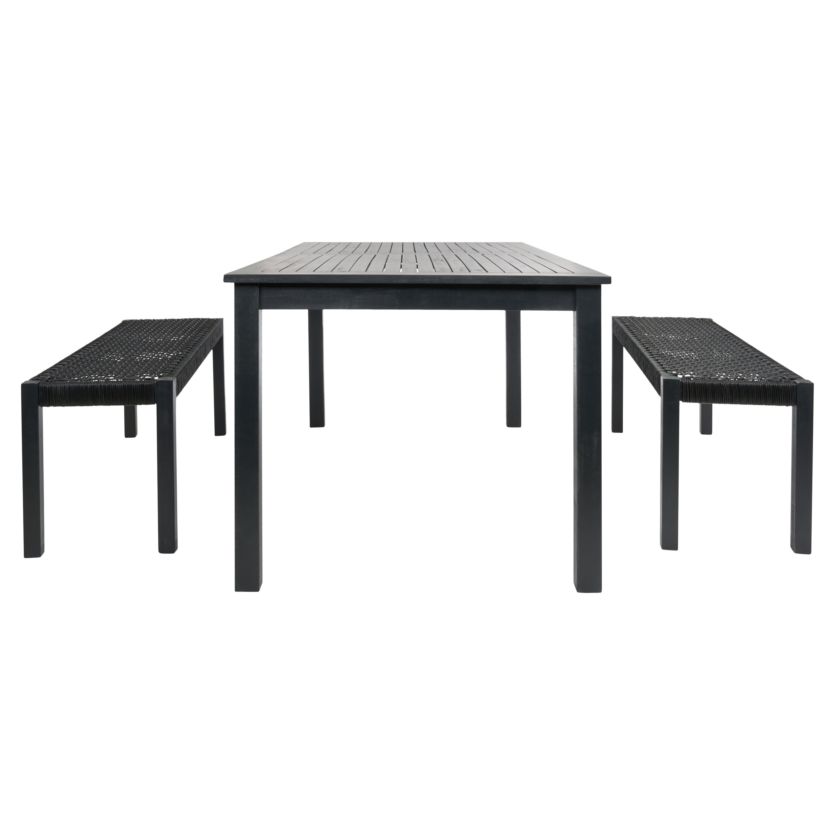 Ensemble table et 2 bancs SAFAVIEH Akmaral - 35 x 50 x 29 cm