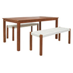 Ensemble table et 2 bancs SAFAVIEH Akmaral - 35 x 50 x 29 cm