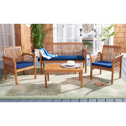 Ensemble de jardin 4 pièces en bois d'acacia massif SAFAVIEH Carson - 50 l x 24 p x 30 h