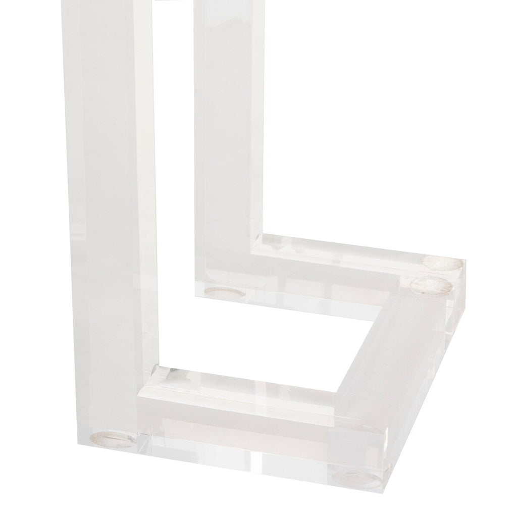 SAFAVIEH Couture Camryn Acrylic Console Table - Clear - 60 W x 10 L x 30 H - 52Wx10Dx30H