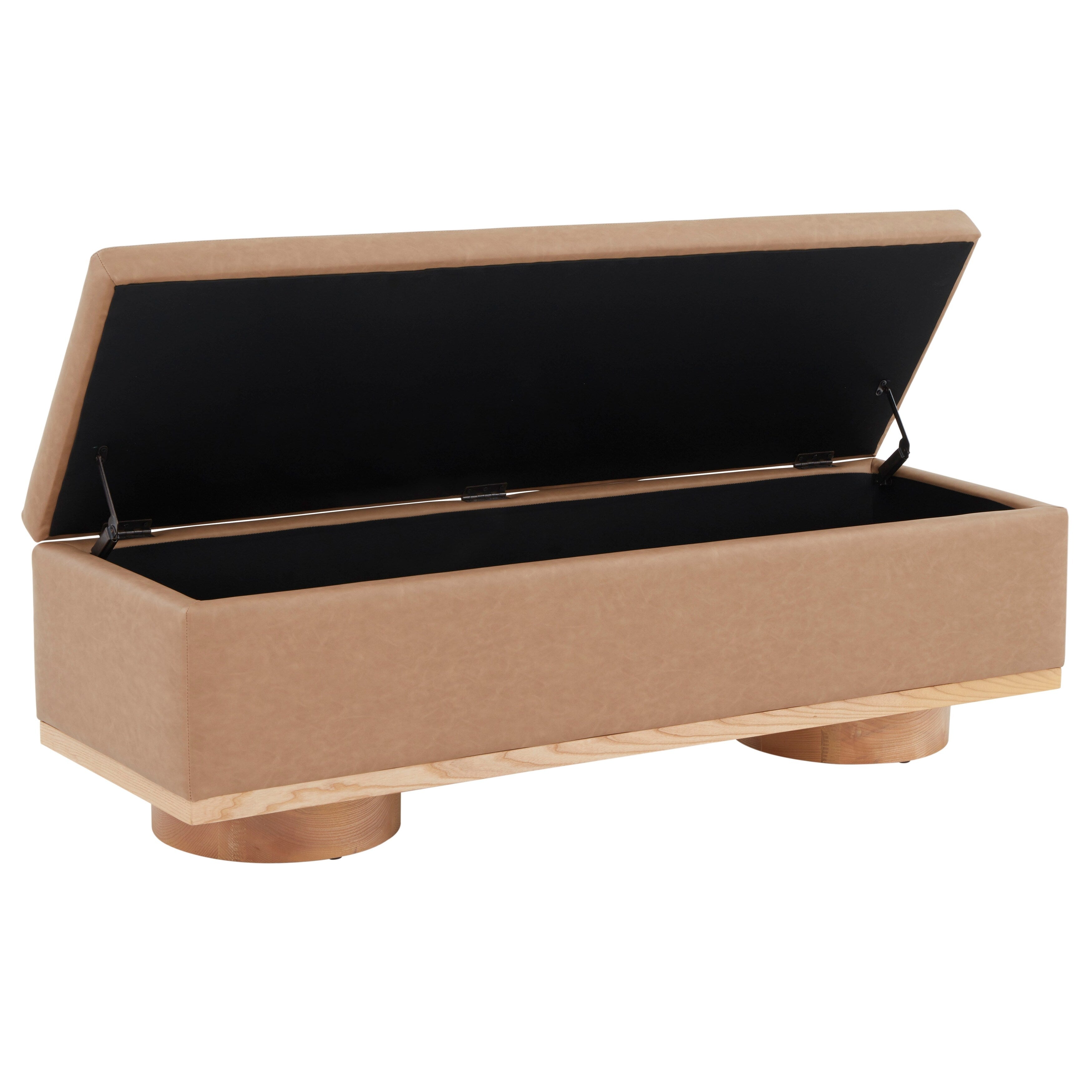 Banc de rangement SAFAVIEH Couture Sunneva Boucle - 61 po L x 20 po P x 19 po H - 61 L x 20 P x 19 H