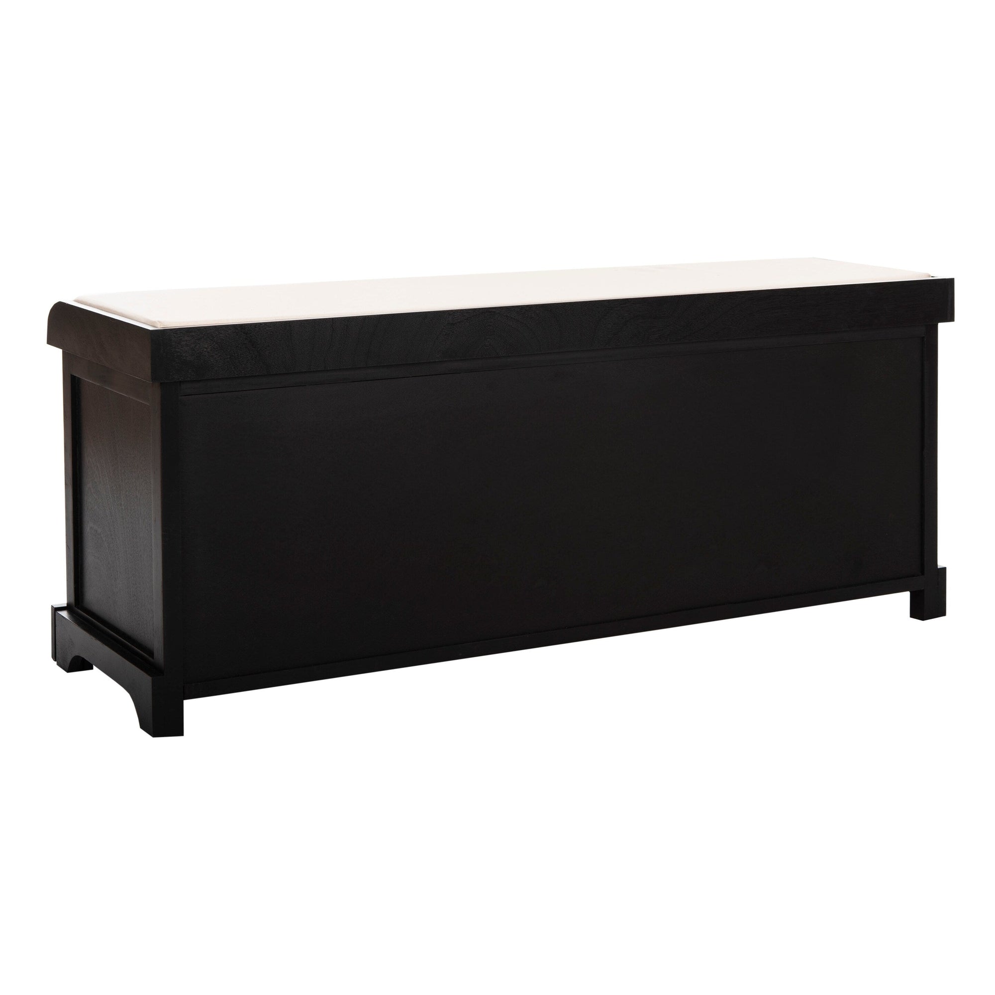 Banc de rangement SAFAVIEH Eola gris/blanc - 47 x 16,1 x 19,9 - 47 l x 16 P x 20 H