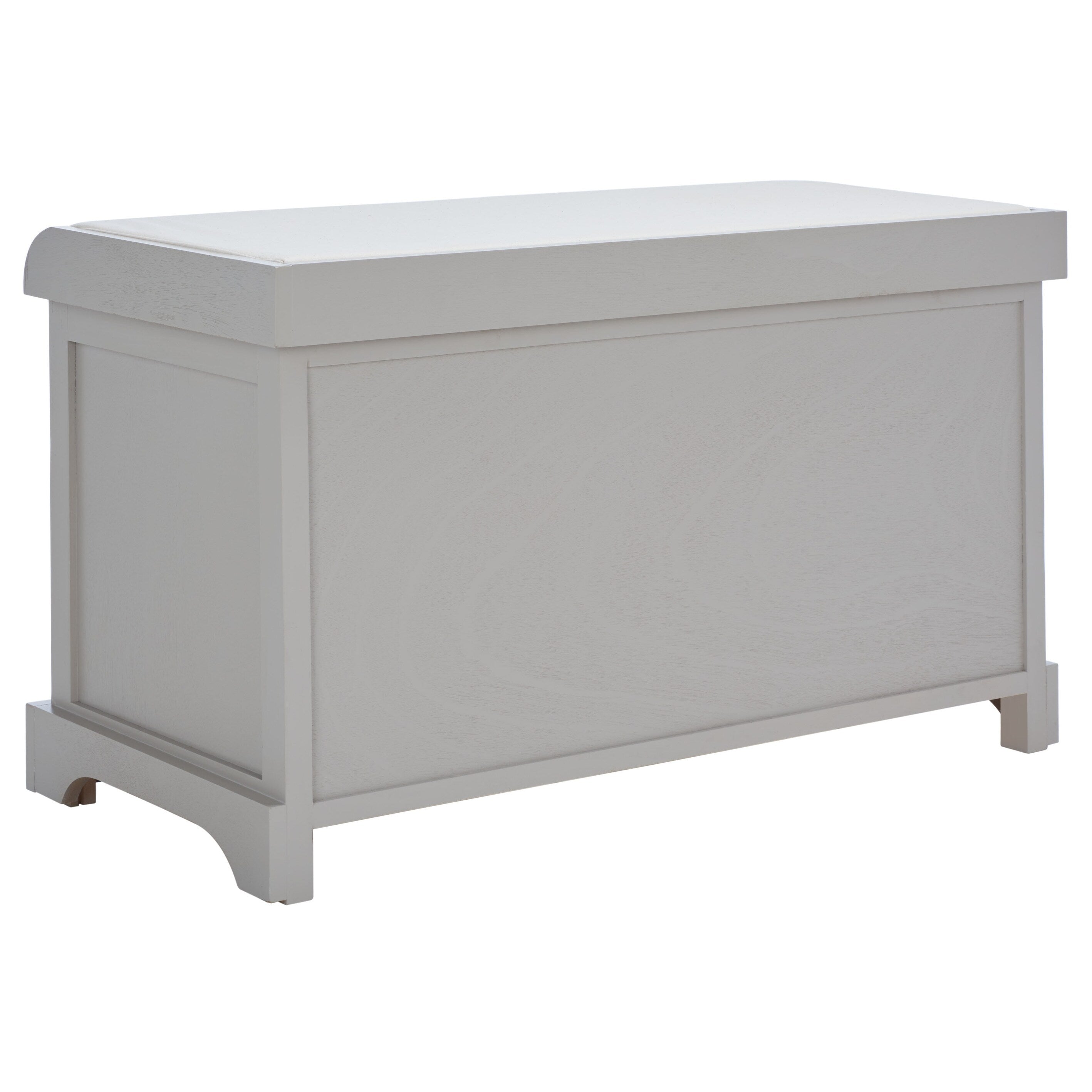 Banc de rangement tressé Euphemia marron SAFAVIEH - 33,5 x 16,1 x 19,9 - 34 L x 16 P x 20 H