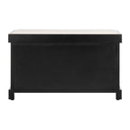 Banc de rangement tressé Euphemia marron SAFAVIEH - 33,5 x 16,1 x 19,9 - 34 L x 16 P x 20 H
