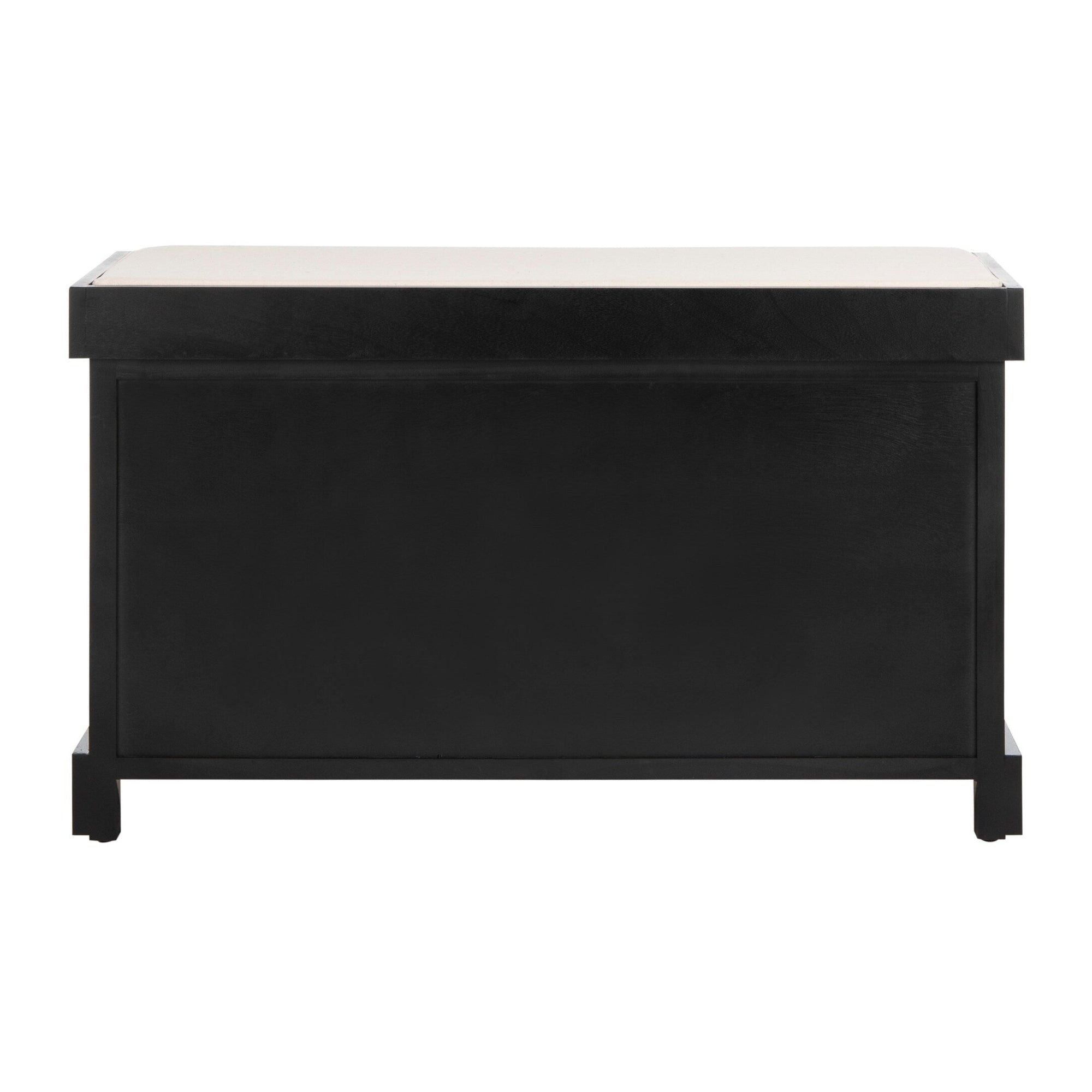 SAFAVIEH Euphemia Brown Woven Storage Basket Bench - 33.5 x 16.1 x 19.9 - 34Wx16Dx20H
