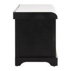 Banc de rangement tressé Euphemia marron SAFAVIEH - 33,5 x 16,1 x 19,9 - 34 L x 16 P x 20 H