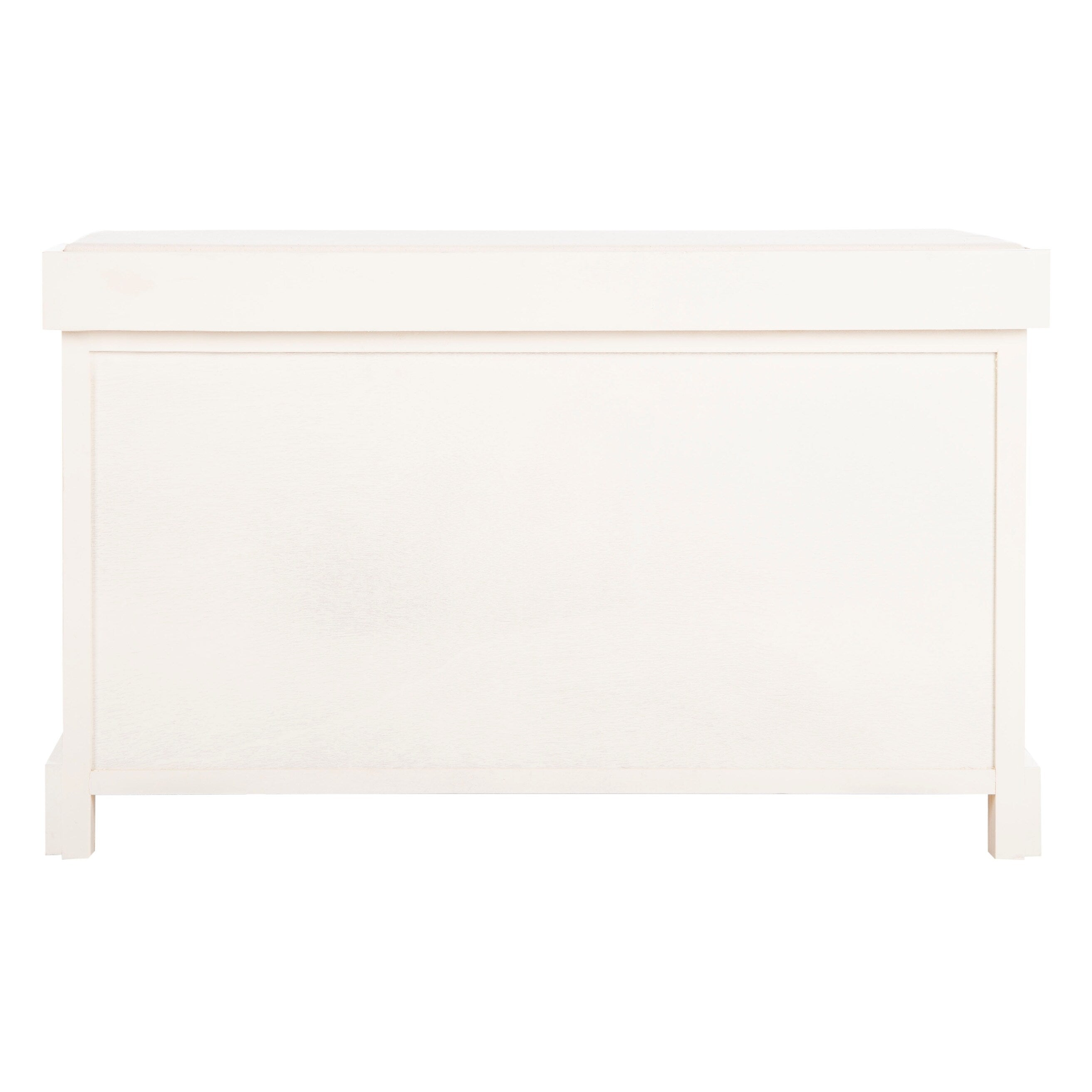 Banc de rangement tressé Euphemia marron SAFAVIEH - 33,5 x 16,1 x 19,9 - 34 L x 16 P x 20 H