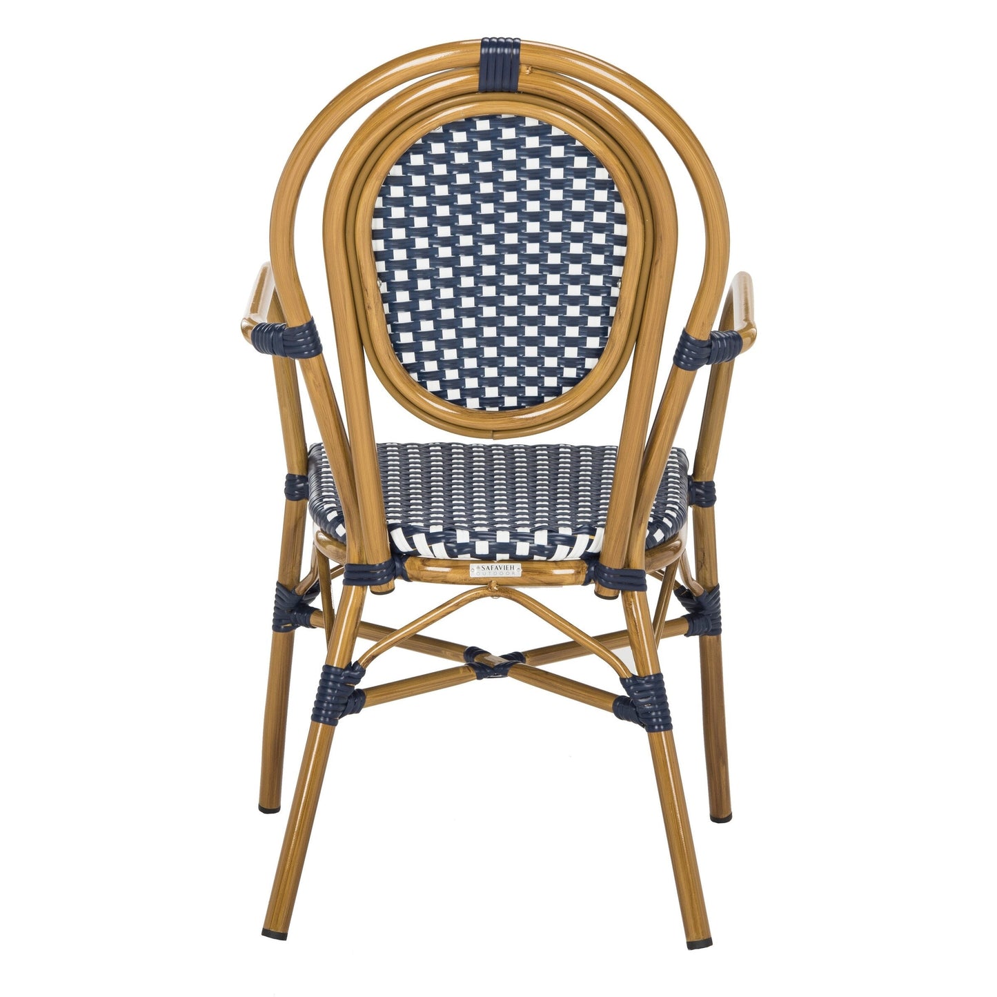 Chaises empilables Felicity French Bistro de SAFAVIEH (lot de 2) - 20 L x 35 P x 24 H