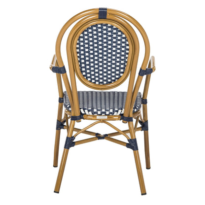Chaises empilables Felicity French Bistro de SAFAVIEH (lot de 2) - 20 L x 35 P x 24 H