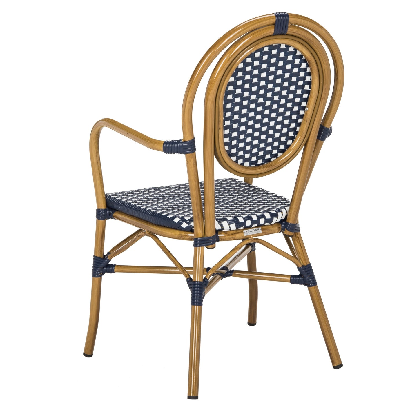 Chaises empilables Felicity French Bistro de SAFAVIEH (lot de 2) - 20 L x 35 P x 24 H