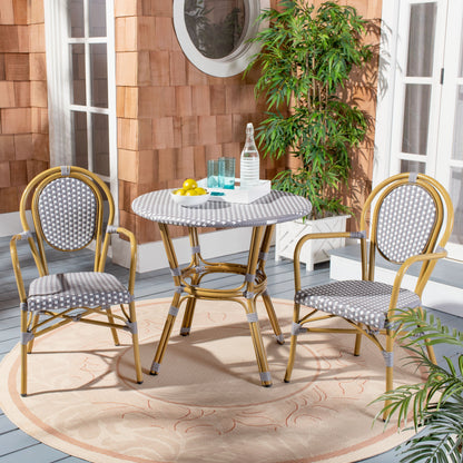 Chaises empilables Felicity French Bistro de SAFAVIEH (lot de 2) - 20 L x 35 P x 24 H