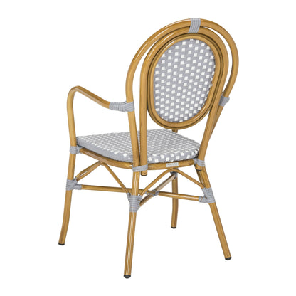 Chaises empilables Felicity French Bistro de SAFAVIEH (lot de 2) - 20 L x 35 P x 24 H