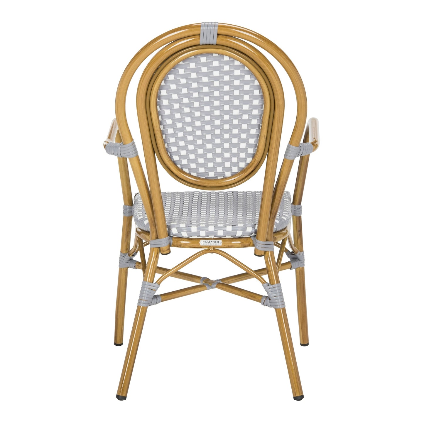 Chaises empilables Felicity French Bistro de SAFAVIEH (lot de 2) - 20 L x 35 P x 24 H