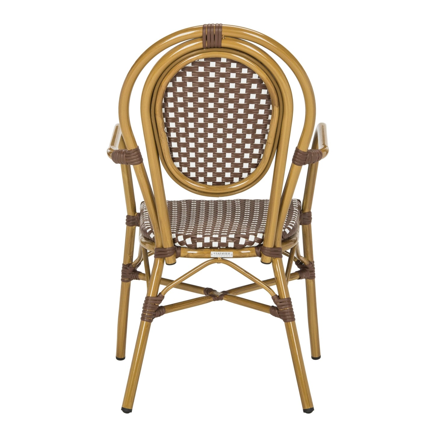 Chaises empilables Felicity French Bistro de SAFAVIEH (lot de 2) - 20 L x 35 P x 24 H