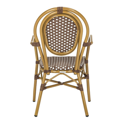 Chaises empilables Felicity French Bistro de SAFAVIEH (lot de 2) - 20 L x 35 P x 24 H
