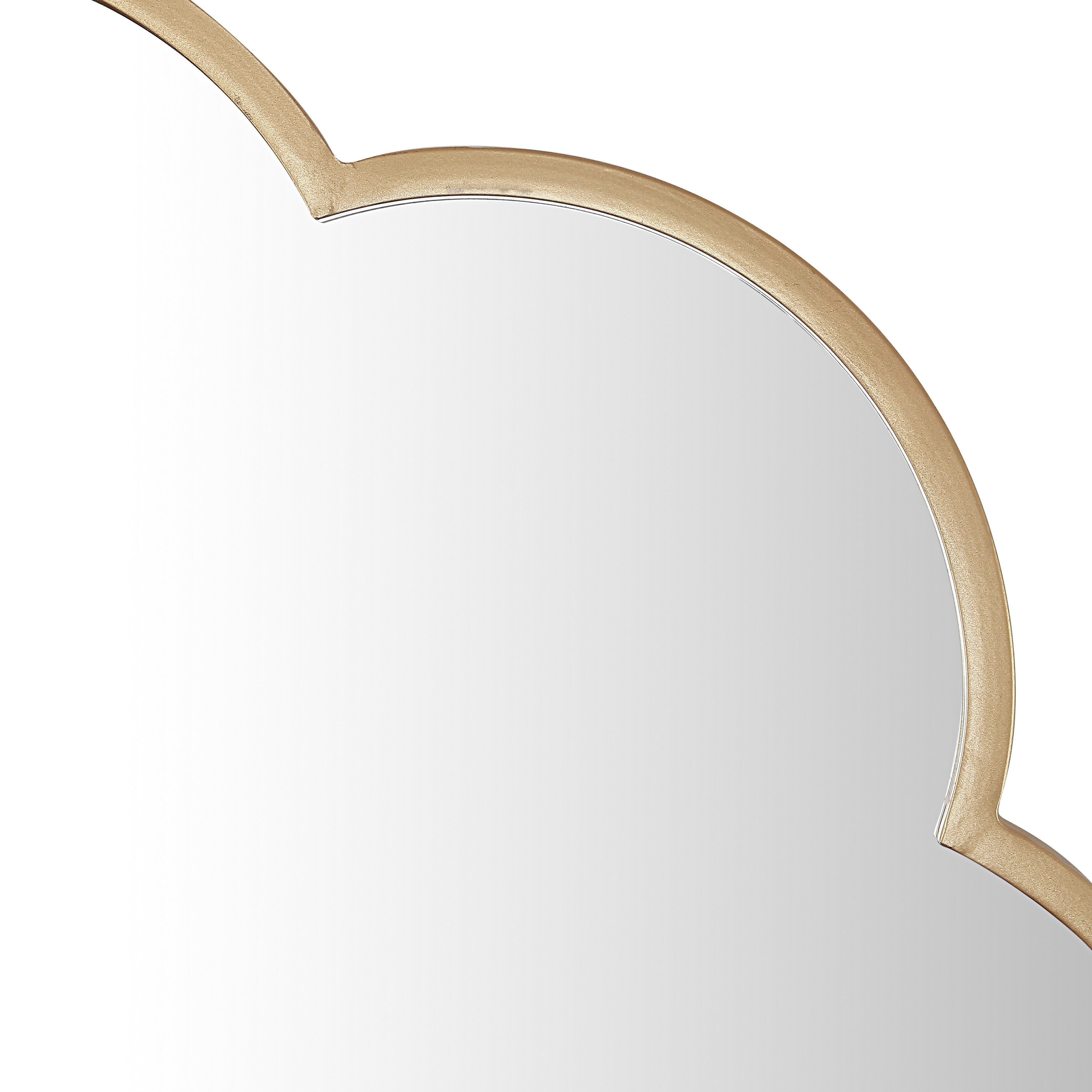 Miroir mural festonné doré SAFAVIEH Flor de 32 pouces - 28 x 1 x 28 - 28L x 1P x 28H