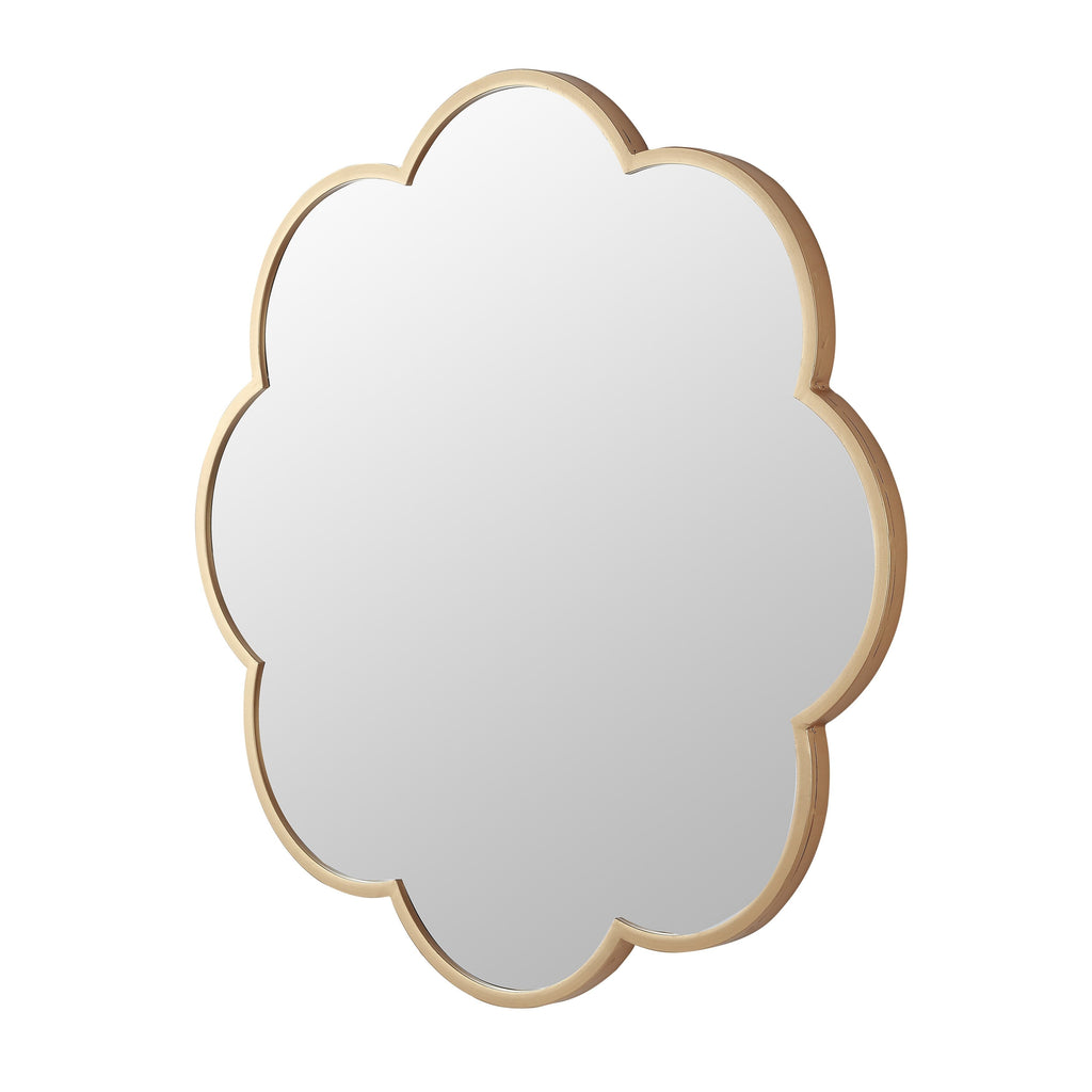 Miroir mural festonné doré SAFAVIEH Flor de 32 pouces - 28 x 1 x 28 - 28L x 1P x 28H