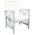 Ensemble de jardin 4 pièces en bois d'acacia massif SAFAVIEH Fontana - 47 L x 26 P x 33 H