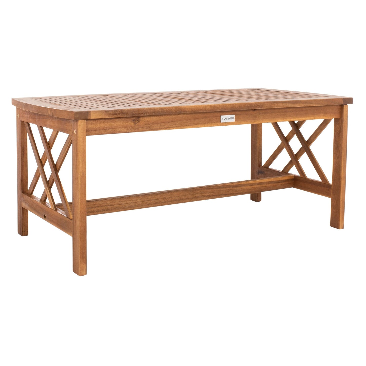 Ensemble de jardin 4 pièces en bois d'acacia massif SAFAVIEH Fontana - 47 L x 26 P x 33 H