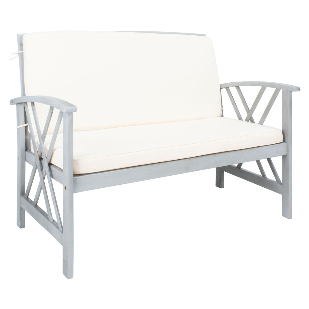 Ensemble de jardin 4 pièces en bois d'acacia massif SAFAVIEH Fontana - 47 L x 26 P x 33 H