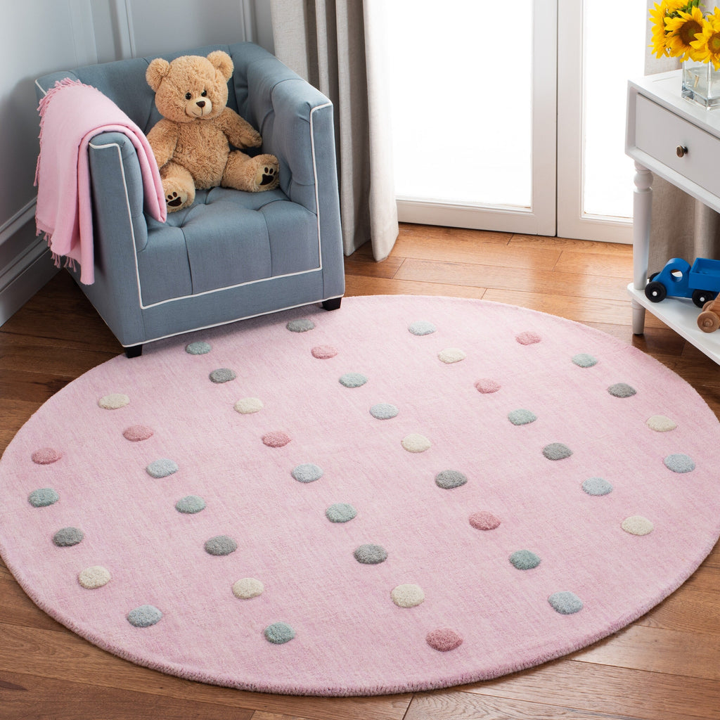 Tapis en laine à pois Karan pour enfants SAFAVIEH