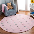 Tapis en laine à pois Karan pour enfants SAFAVIEH