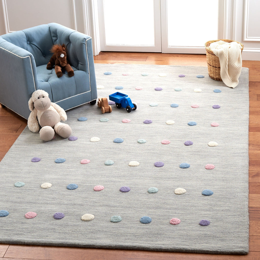 Tapis en laine à pois Karan pour enfants SAFAVIEH