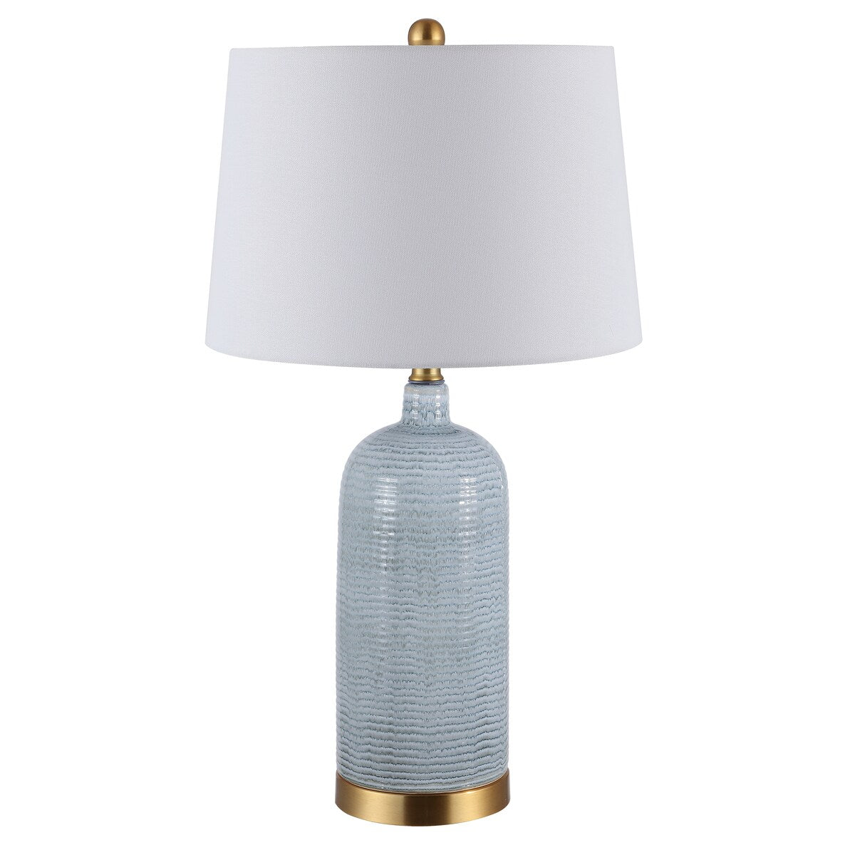 Lampe de table en verre Branddis de SAFAVIEH Lighting (26,75 pouces) – 15 x 15 x 26,8 – 15 x 15 x 27 cm