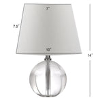 Lampe de table Chastity en marbre de 14 pouces de SAFAVIEH Lighting - 10 x 10 x 14 - 10 L x 10 P x 14 H