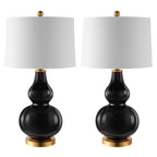 Lampe de table SAFAVIEH Lighting Diede Gourd (lot de 2) - 15 x 15 x 28,5 cm - 15 l x 15 p x 29 h