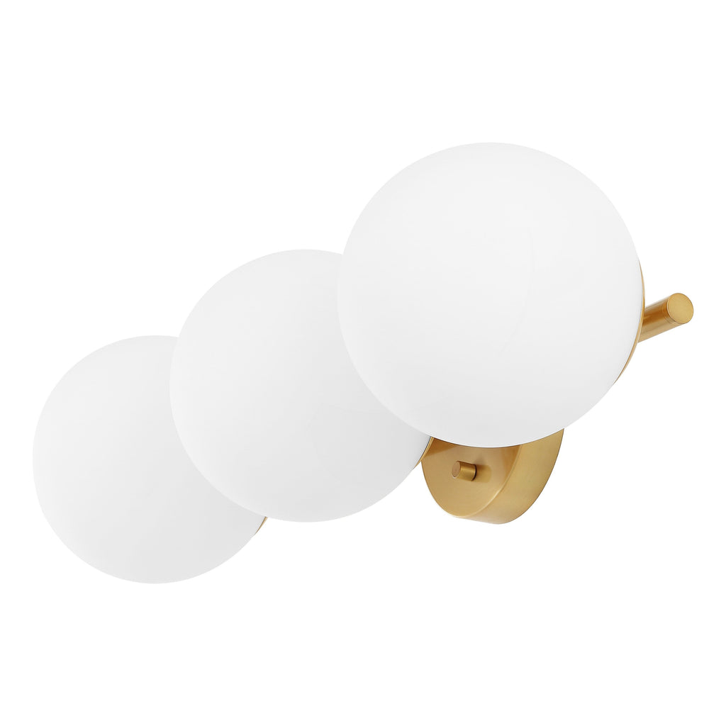 Applique murale traditionnelle Lambrini 21 de SAFAVIEH Lighting (3 ampoules) - 6 L x 8 P x 21 H - 21 L x 8 P x 6 H