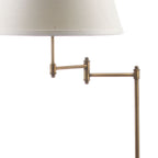 Lampadaire pivotant doré SAFAVIEH Lighting Tracee de 60 pouces – 16 x 16 x 54,5-68,5 – 16 L x 16 P x 69 H
