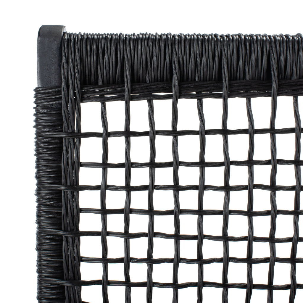Ensemble de chaises et table d'extérieur SAFAVIEH Lissy en acacia et corde - 24 l x 28 p x 31 h