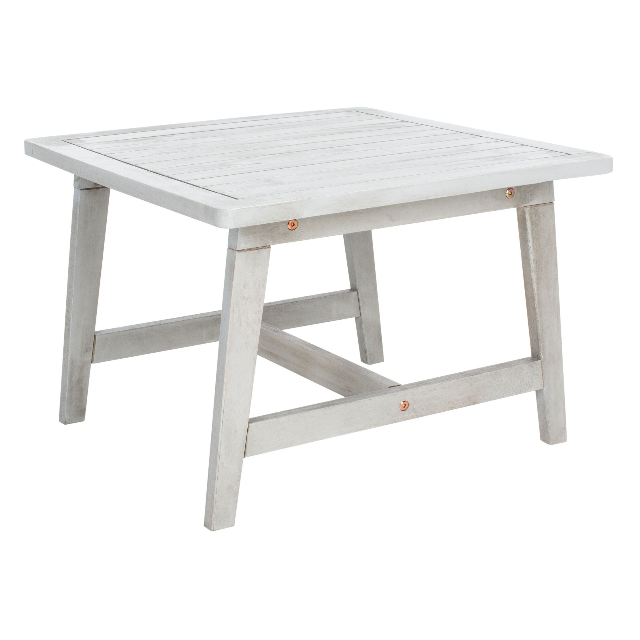 Ensemble de chaises et table d'extérieur SAFAVIEH Lissy en acacia et corde - 24 l x 28 p x 31 h