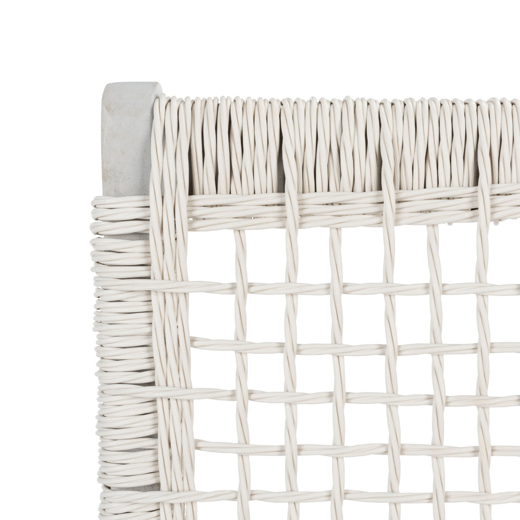 Ensemble de chaises et table d'extérieur SAFAVIEH Lissy en acacia et corde - 24 l x 28 p x 31 h