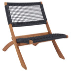 Ensemble de chaises et table d'extérieur SAFAVIEH Lissy en acacia et corde - 24 l x 28 p x 31 h