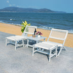 Ensemble de chaises et table d'extérieur SAFAVIEH Lissy en acacia et corde - 24 l x 28 p x 31 h