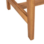 Ensemble de chaises et table d'extérieur SAFAVIEH Lissy en acacia et corde - 24 l x 28 p x 31 h