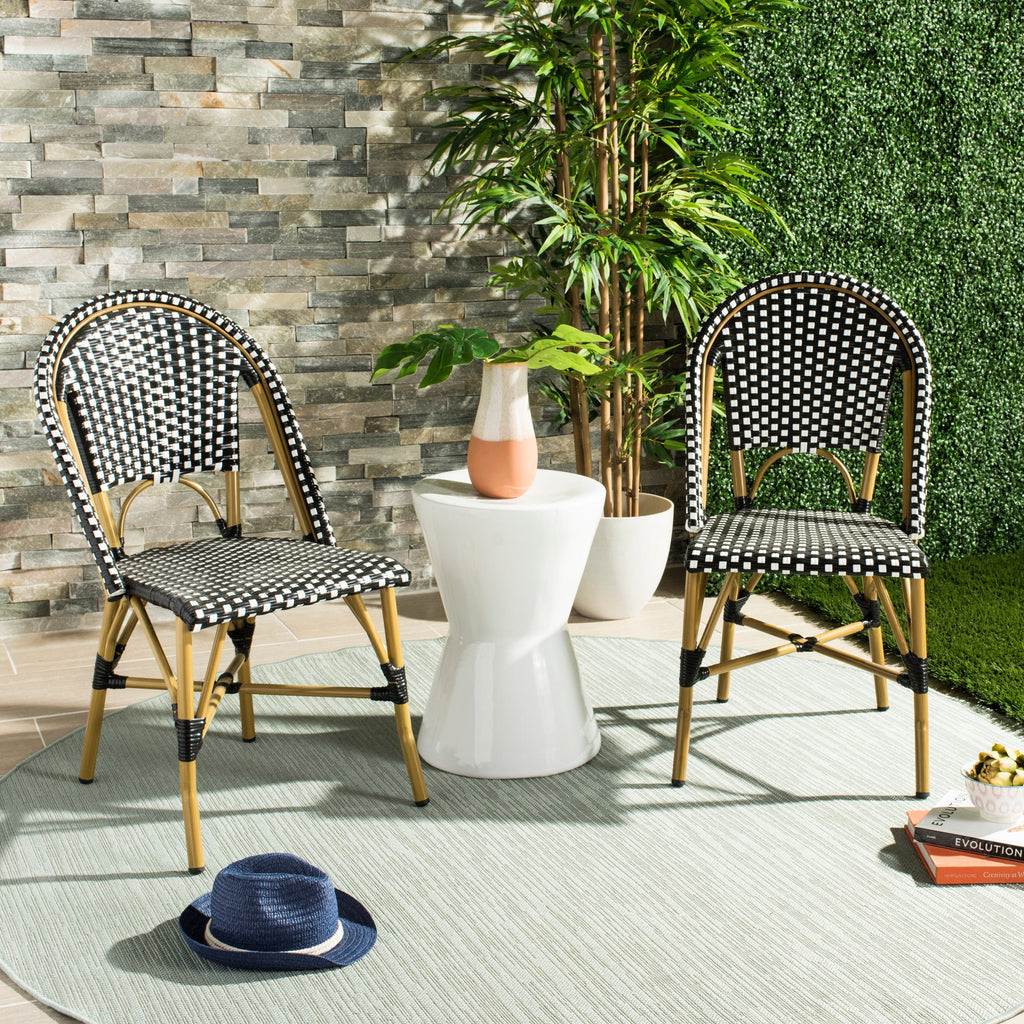 Chaises de salle à manger empilables SAFAVIEH Marolyn (lot de 2) - 18 L x 22 P x 35 H
