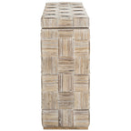Console en rotin Mindel SAFAVIEH - 51 x 14 x 32 cm