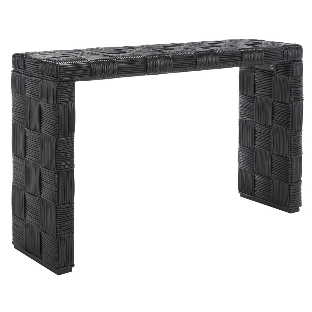 Console en rotin Mindel SAFAVIEH - 51 x 14 x 32 cm